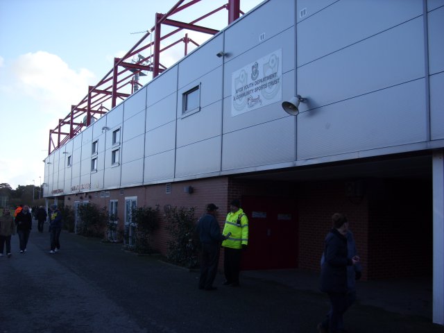 Rear of the East Stand